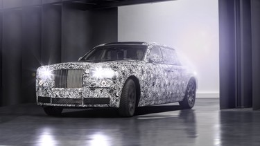 Rolls-Royce's new aluminum platform is under the skin of this test mule.