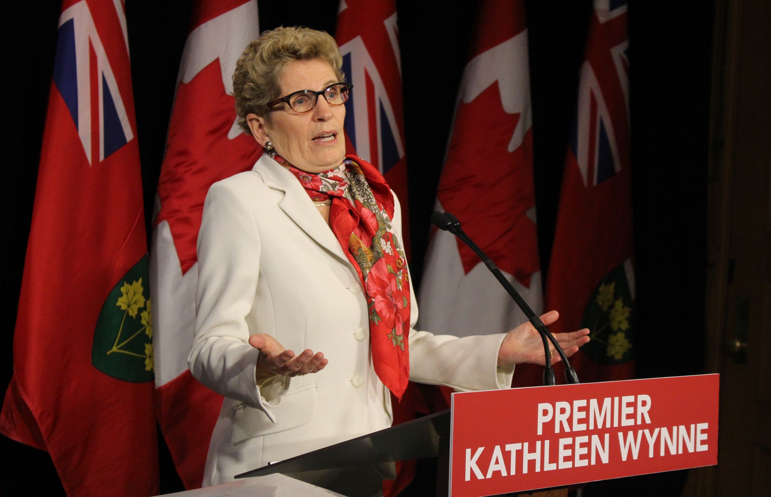 Wynne says pledge to cut auto insurance 15 per cent was a 'stretch goal