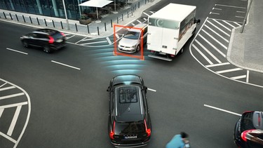 Automatic braking systems, such as the one found on the Volvo XC90, will be standard on most cars by 2022.