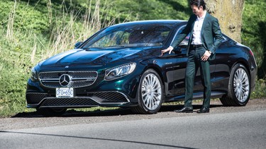 Shao Long Li with his jade green 2016 Mercedes Benz S65, which he believes will be a future collectible.