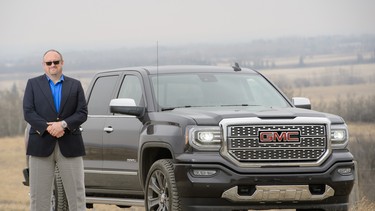 Andrew Fulcher with the 2016 GMC Sierra Denali.