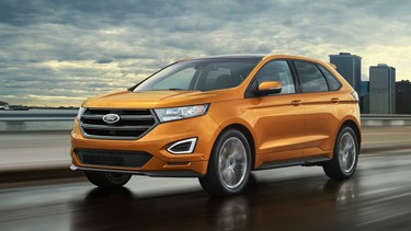 Ford's sales gains through March were driven by utility vehicle sales including the Edge, which posted a 49 per cent gain last month.