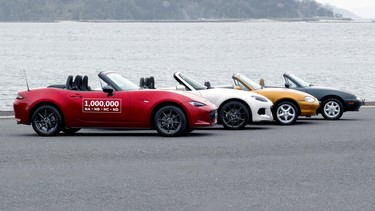 Mazda has officially built its one-millionth Miata.