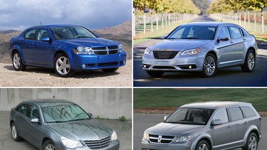 Dodge Avenger, Chrysler 200, Dodge Journey, Chrysler Sebring