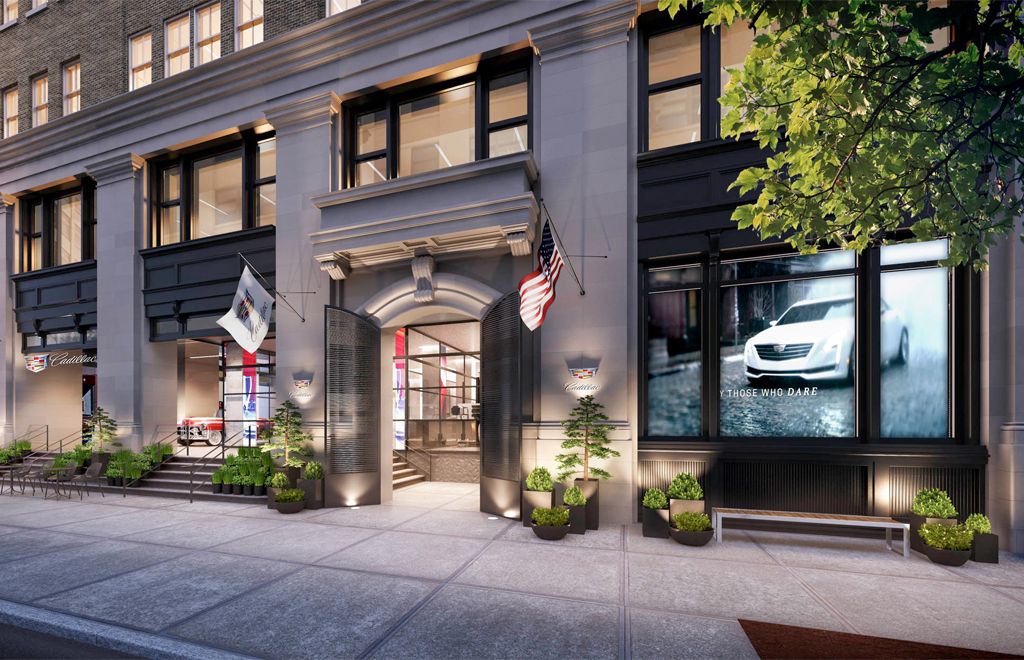 Would you hang out at a Cadillac coffee shop? Driving