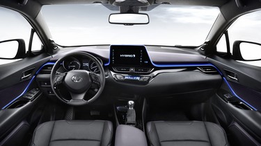 2017 Toyota C-HR interior