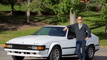 Lucas Lai with his 1984 Toyota Supra that he has owned since new.