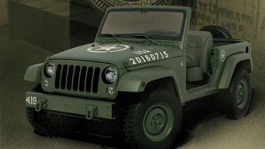 Jeep's Wrangler 75th Salute concept.