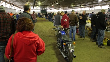 The Millarville Vintage Motorcycle Swap Meet is hosted by the Canadian Vintage Motorcycle Group’s Rocky Mountain Section out of Calgary, which is celebrating its 20th anniversary this year.