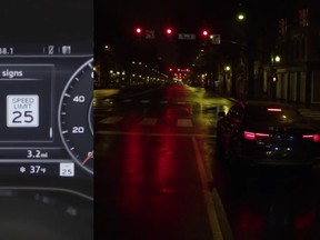 Audi's new red-light countdown technology.