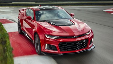 The 2017 Chevrolet Camaro ZL1 starts at just over $62,000 in the U.S.