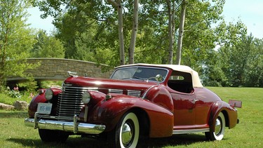 The 1938 Cadillac roadster custom built by the Brunn Body Company for publishing magnate Ralph Pulitzer of the Pulitzer Prize family.