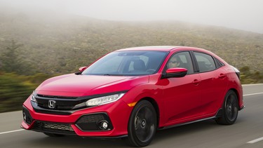 Honda's Civic hatchback will be hitting dealers this fall.