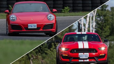 2016 Ford Mustang Shelby GT350, 2017 Porsche 911 Carrera