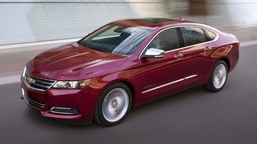 A 2016 Chevrolet Impala LTZ.