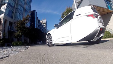 The Solo on the roads of Vancouver during its first ever road test by a journalist.