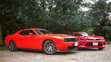 2016 Dodge Challenger SRT 392 vs. Chevrolet Camaro SS.