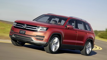 Volkswagen's three-row SUV will be revealed later this month with the 'Atlas' nameplate.