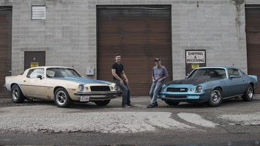 Father and son Camaros