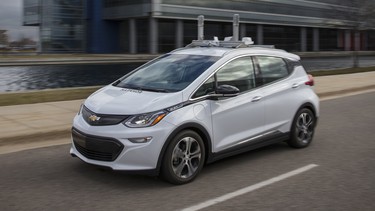 GM has begun testing autonomous Chevy Bolt EVs in Michigan.
