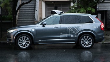 Uber's self-driving Volvo XC90.