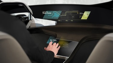 BMW's HoloActive Touch interface system.