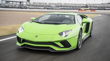 David Booth in the 2017 Lamborghini Aventador S