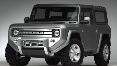 The Ford Bronco Concept from 2004 promised to be slightly smaller and less expensive that the Escape.