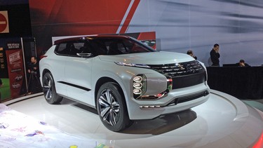 Mitsubishi GT-PHEV  concept at the Montreal International Auto Show in 2017.