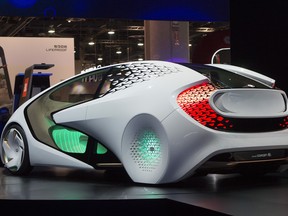 Toyota Concept-i at the 2017 Consumer Electronics Show in Las Vegas, Nevada