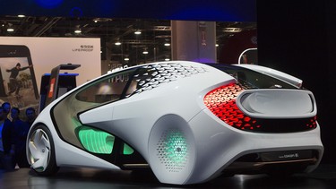 Toyota Concept-i at the 2017 Consumer Electronics Show in Las Vegas, Nevada