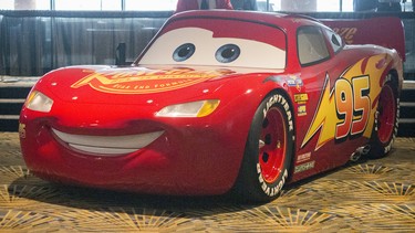 Lightning McQueen at the 2017 North American International Auto Show in Detroit