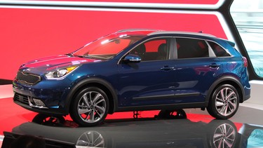 2018 Kia Niro at the 2017 Montreal International Auto Show