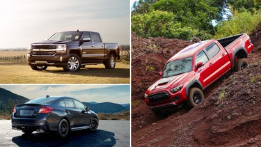 Kelley Blue Book says these vehicles – the Chevy Silverado, Subaru WRX and Toyota Tacoma – are just three solid bets in terms of long-term resale value.