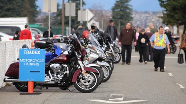 Free parking for motorcycles is one of the perks for riders heading to the 2017 Vancouver Motorcycle Show in Abbotsford, B.C. from Jan. 20th to the 22nd.