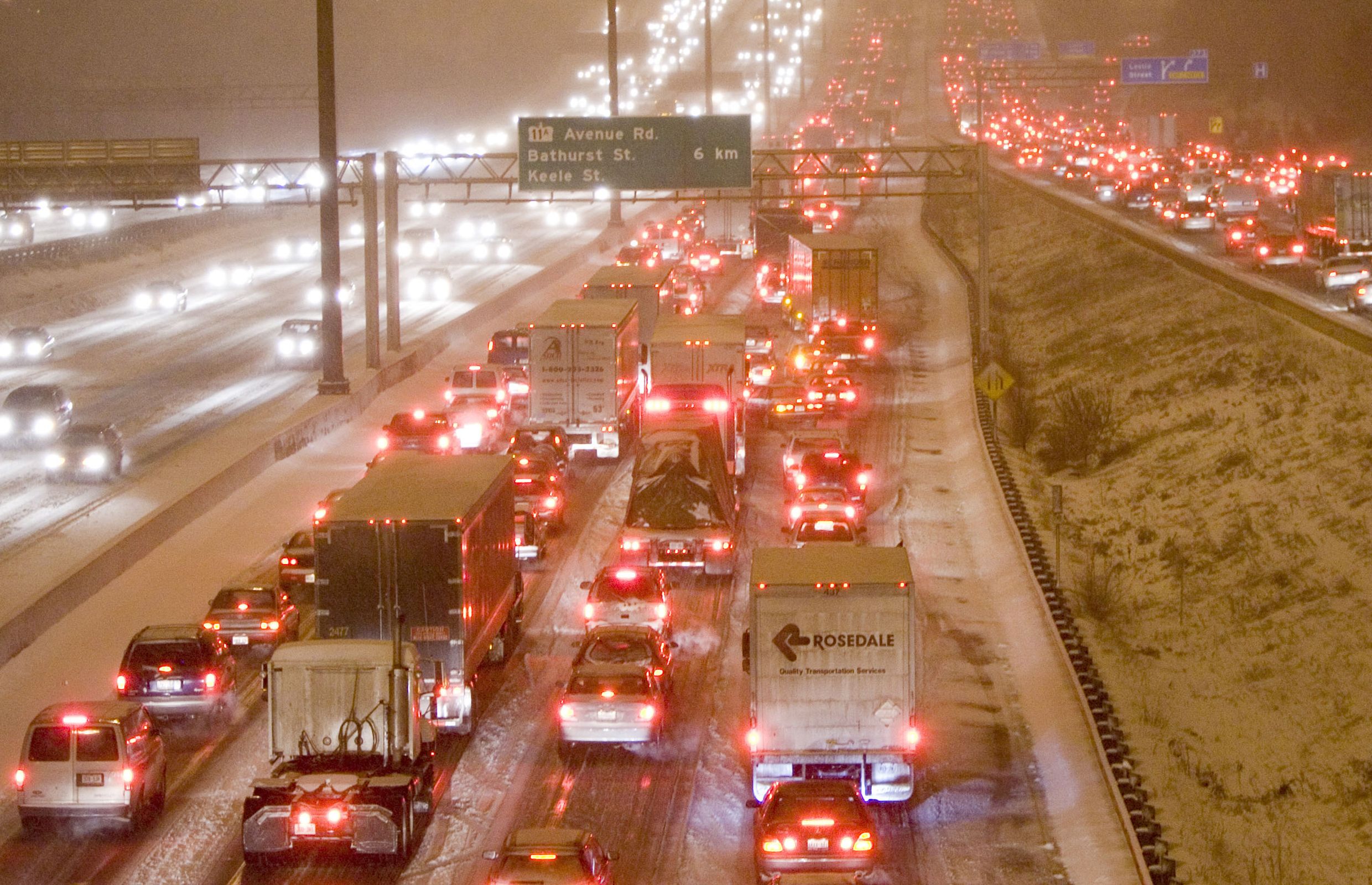 Motor Mouth Naming Canada S Worst Traffic Jammed Roads Is All Relative   Winter Traffic 