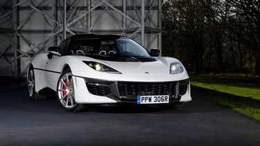 2017 Lotus Evora 410, in the style of James Bond's Esprit S1.