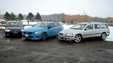 2006 Volvo V70 R 6MT, 2017 Volvo V60 Polestar, 2004 Volvo V70 R 6MT