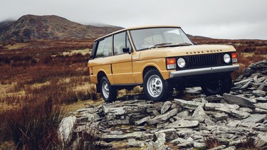 1978 Range Rover Classic three-door, as restored by the Land Rover Reborn program.
