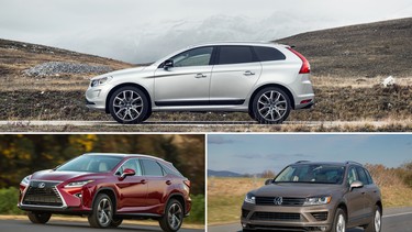 If you're looking for a luxury crossover, Unhaggle says the Volvo XC60, Lexus RX 350 and Volkswagen Touareg are solid bets.