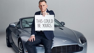 A contest that helps to save lives, with a grand prize of an Aston Martin Vantage and a meeting with Daniel Craig? Sign us up!