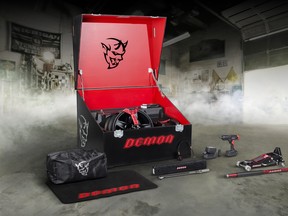 Buy a Dodge Challenger Demon, get this "Custom Crate" full of neat stuff. Good deal, no?