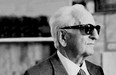 An undated handout photo of Enzo Ferrari, the founder of the renowned sports car company.