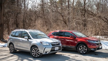 2017 Subaru Forester XT Touring vs. 2017 Honda CR-V Touring