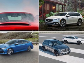 What do the Dodge Challenger Demon, Buick Regal TourX, Honda Civic Si and Mercedes-AMG GLC 63 have in common?
