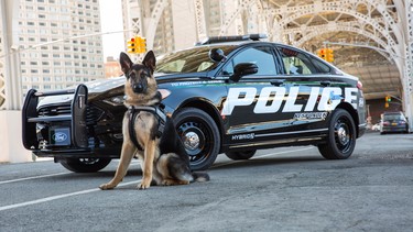 Ford says its Fusion Police Responder Hybrid Sedan is the first pursuit-rated hybrid squad car.