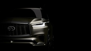 Could this teaser hint at a new Infiniti QX80?