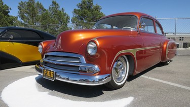 John Denich brought his 1951 Chevrolet to the show from California. Denich originally lived near Toronto and built the car there.