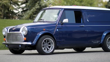 Malcolm Mann bought the 1968 Mini panel van two decades ago and recently completed his dream build of dropping a high-horsepower engine into the 1,400-pound car.