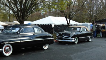 A pair of gorgeous Ford products from 1950 offered at the Portland Swap Meet by local dealer Gary Blodgett.